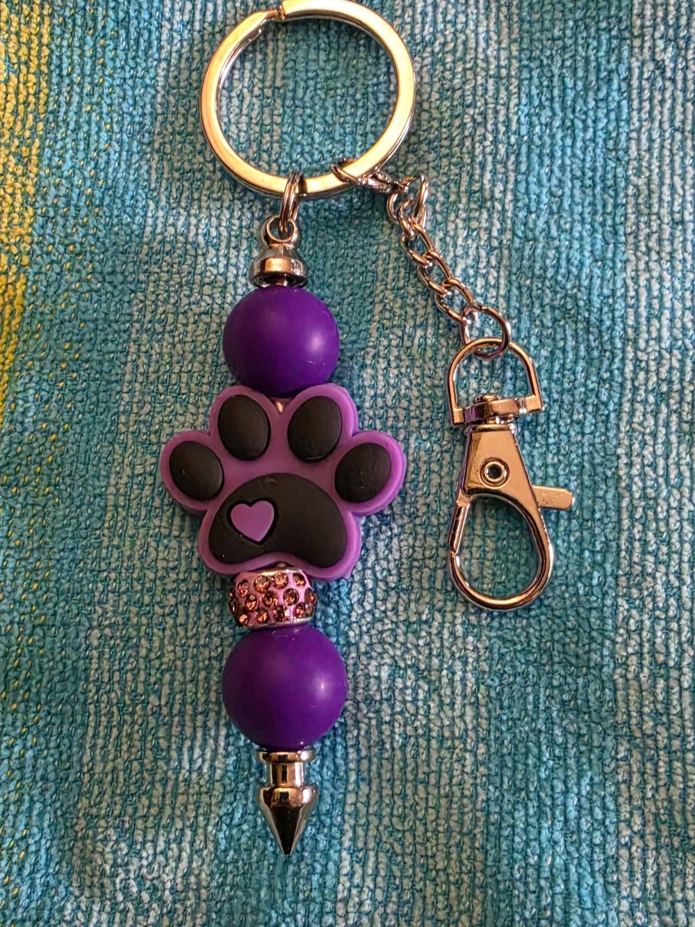 Pawprint Keychain - Picture 2 of 5